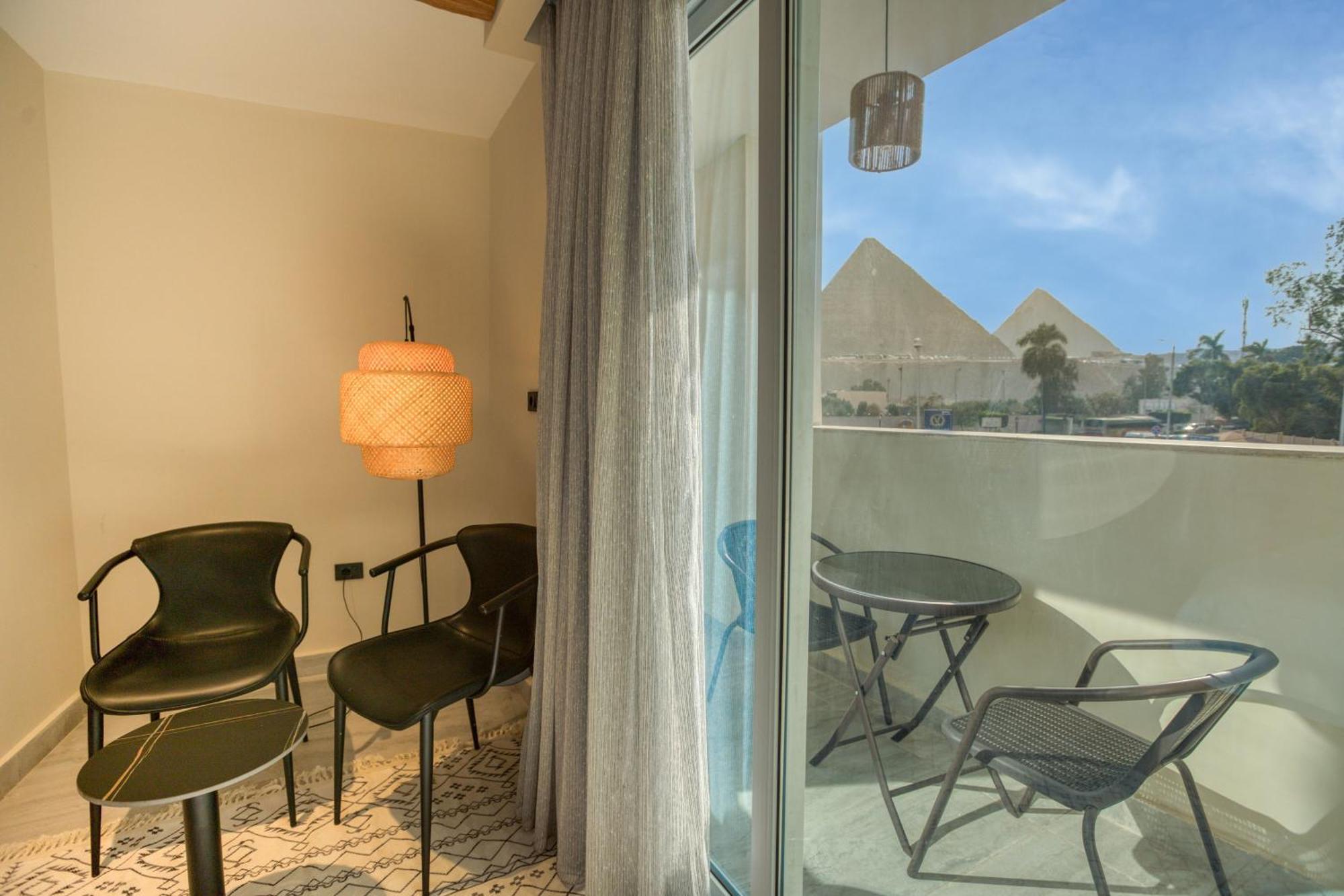 La Boutique Hotel - Vue Des Pyramides Kafret el-Gabal Dış mekan fotoğraf